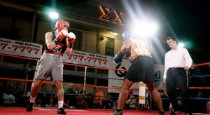 Me (left) and Brian Aninzo of Acacia & Azteca Pride Boxing Gym ©Marc Goodwin/Fratography.com